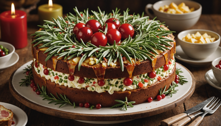 Ce gâteau salé de Noël 2025 que personne ne voit venir… et qui va surprendre vos invités