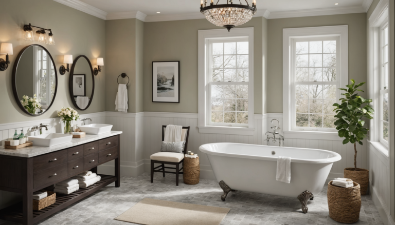 Mini salle de bain vieillotte ? Voici comment la métamorphoser en coin spa dès cet hiver